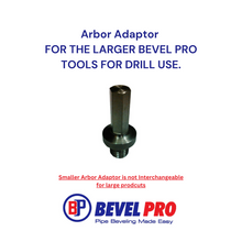 Full Set 4", 6", and 8" Beveling Tools For PVC C900 Blue Brute Water Pipe One Adapter for 6" and 8" tools for drill use included.