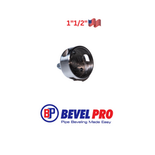 Herramienta de biselado de tuberías Bevel Pro de 1"1/2 para IPS +Schedule 40/80 también conducto eléctrico de 1 1/2" (acero inoxidable)
