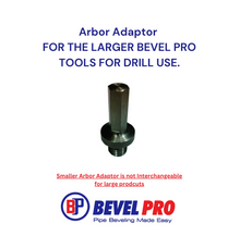 1 Full Set 4", 6", and 8" Beveling Tools For IPS+ Schedule 40/80 PVC+ Also Electrical Conduit  One Adapter for 6" and 8" tools for drill use included.
