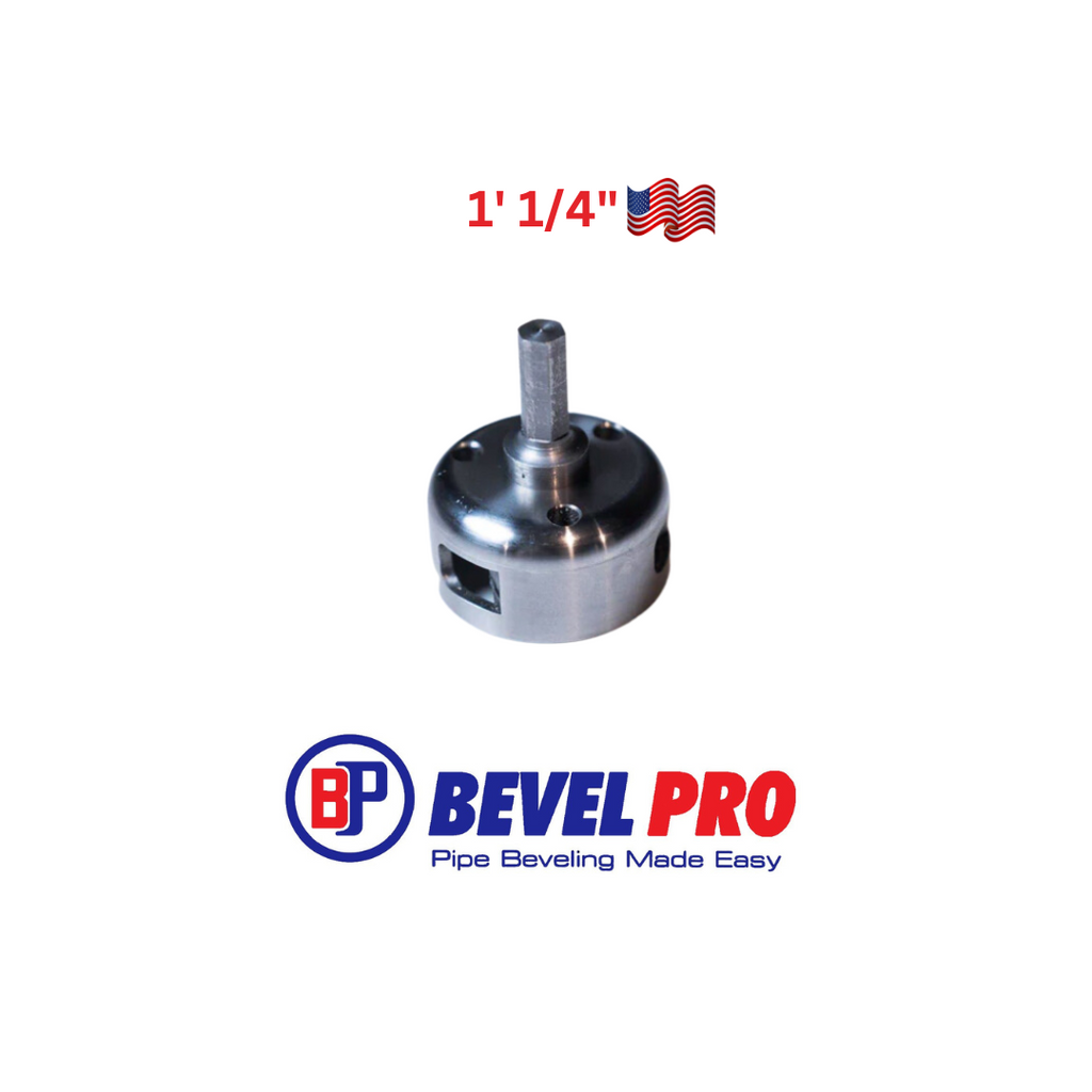 Bevel Pro1"1/4 Pipe Beveling Tool For IPS +Schedule 40/80 Also 1 1/4"Electrical Conduit  ( Stainless Steel )