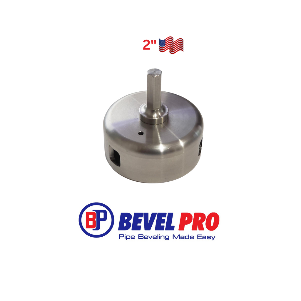Bevel Pro 2" Pipe Beveling Tool For IPS Schedule 40/80 PVC Also 2" Electrical Conduit  ( Stainless Steel )