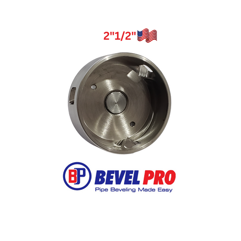 Bevel Pro 2 1/2" Pipe Beveling Tool For IPS +Schedule 40/80 Also 2 1/2"Electrical Conduit  ( Stainless Steel )